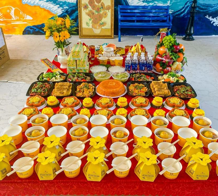 Mâm Cúng Khai Trương Chay – Thịnh Soạn
