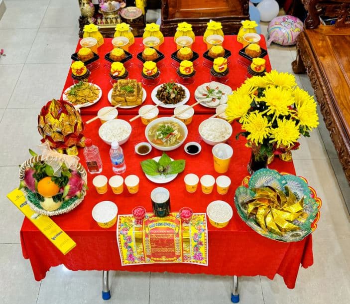 Mâm Cúng Rằm Tháng 7 – MÂM CÚNG RẰM, MÙNG 1