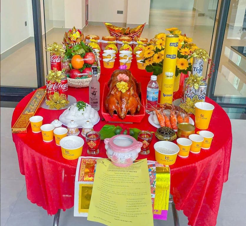 Mâm Cúng Về Nhà Mới Đại Cát