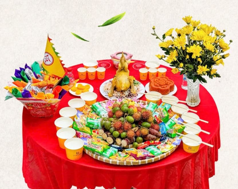 Mâm Cúng Cô Hồn 999K (Gà) – CÚNG CÔ HỒN