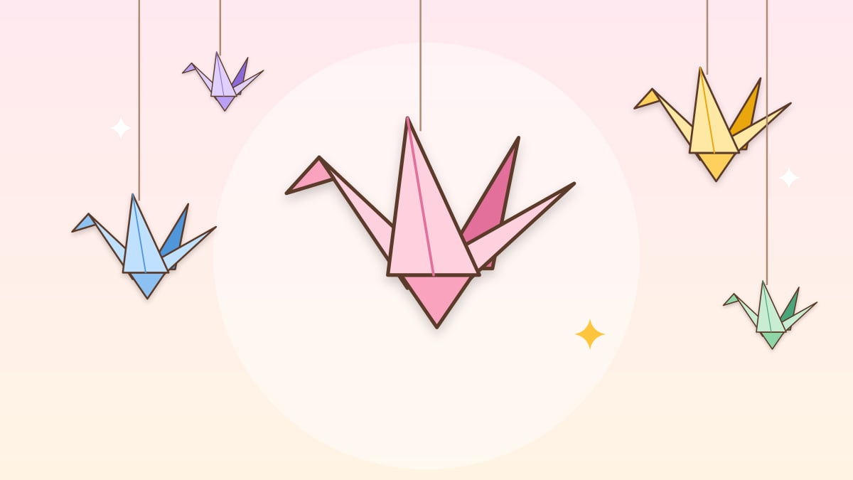 Cách gấp hạc giấy origami: 8 bước chi tiết, dễ làm theo