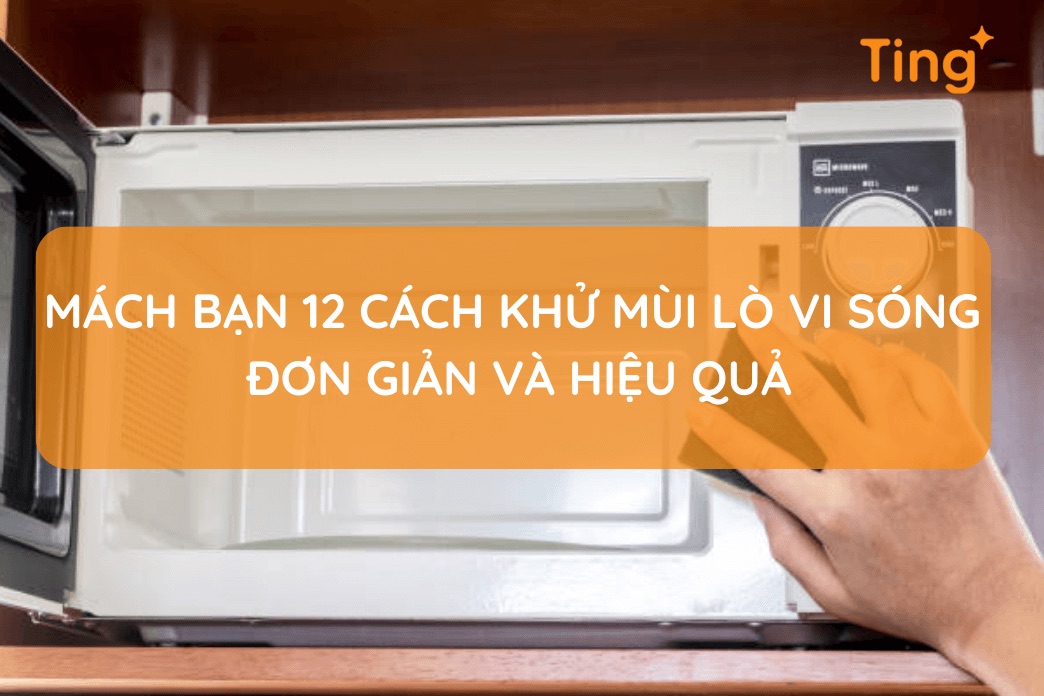 Cách khử mùi lò vi sóng hiệu quả tại nhà