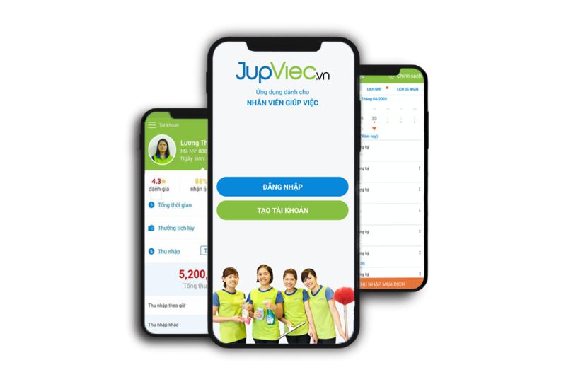 App dọn nhà - JupViec.vn