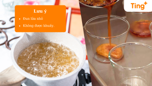 Làm caramel cho bánh flan