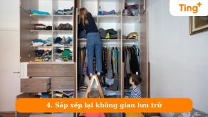 Sắp xếp lại không gian lưu trữ