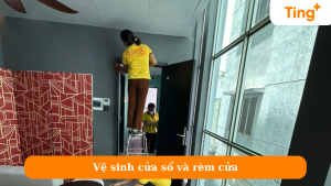 Vệ sinh cửa sổ và rèm cửa