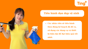 Tiến hành vệ sinh